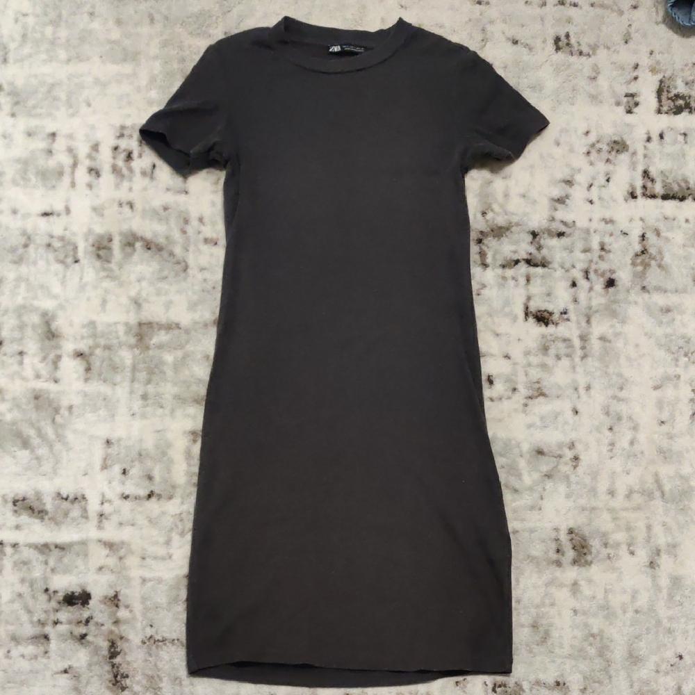 Zara Charcoal Mini Dress